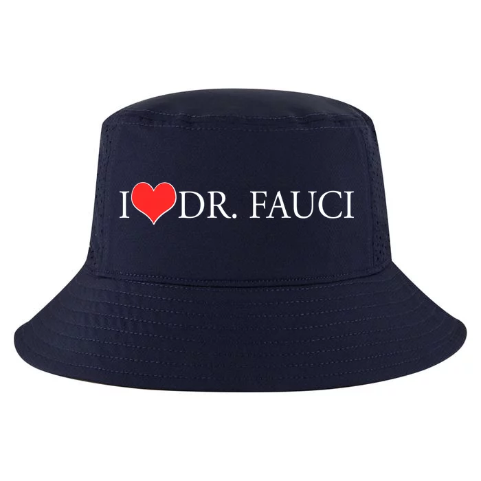 I Heart Dr Fauci Cool Comfort Performance Bucket Hat