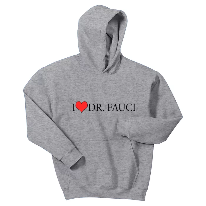 I Heart Dr Fauci Kids Hoodie