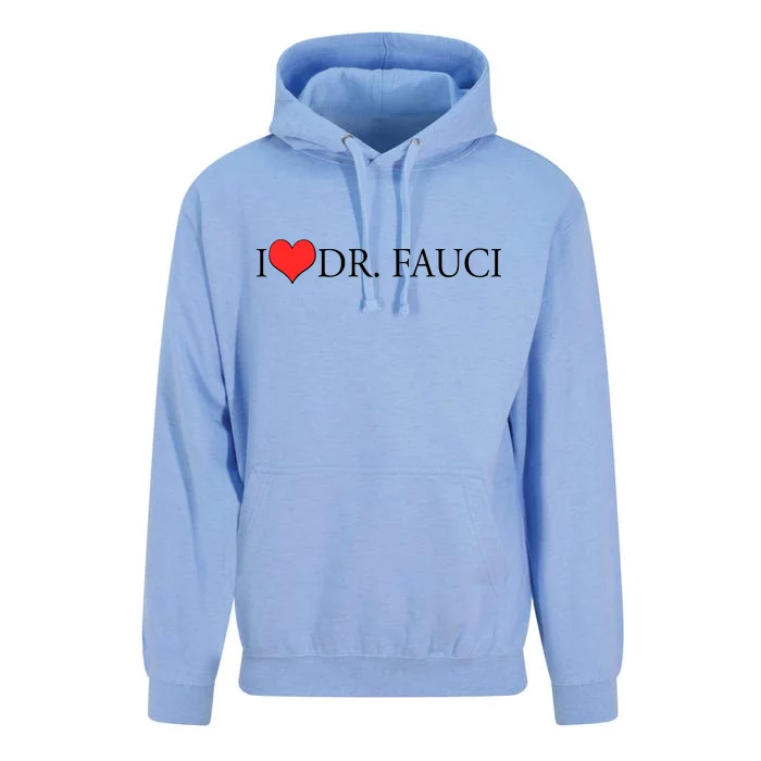 I Heart Dr Fauci Unisex Surf Hoodie