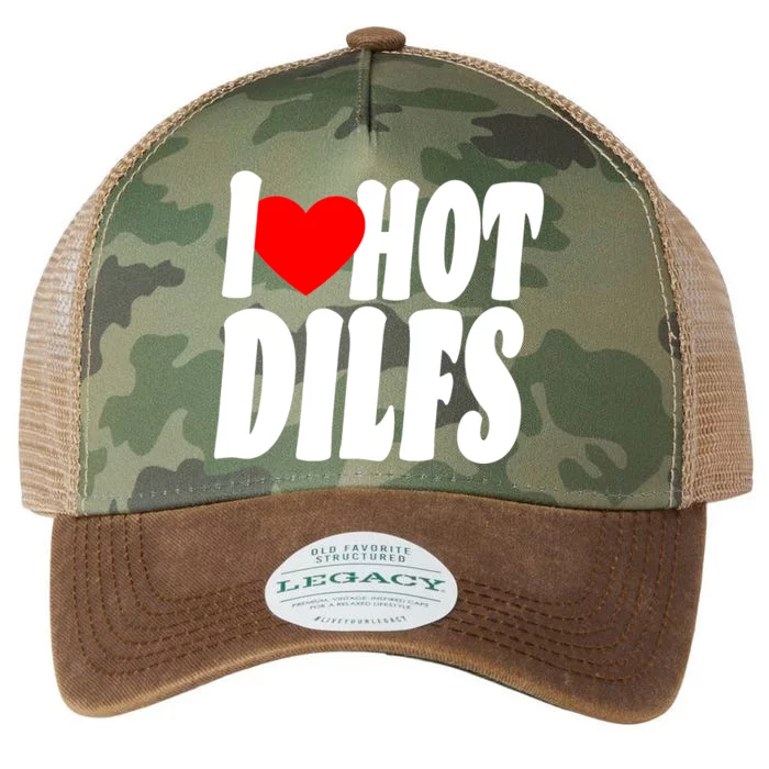 I Heart Hot Dilfs Legacy Tie Dye Trucker Hat