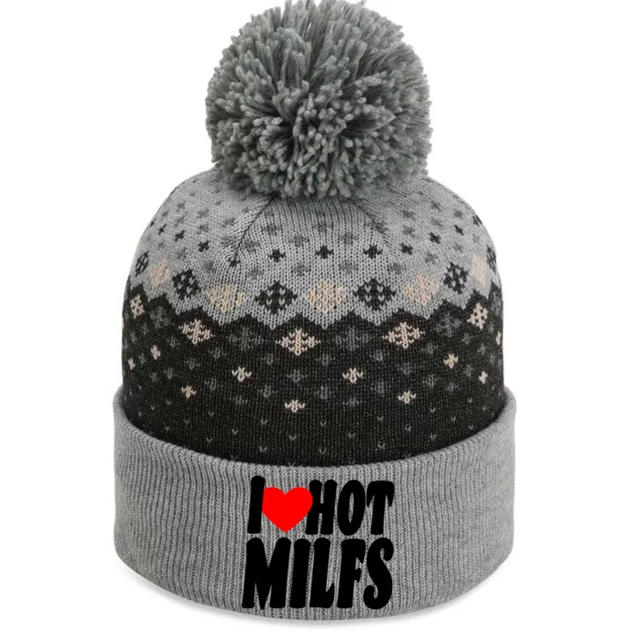 I Heart Hot Miffs The Baniff Cuffed Pom Beanie