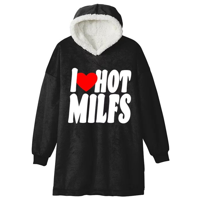 I Heart Hot Miffs Hooded Wearable Blanket