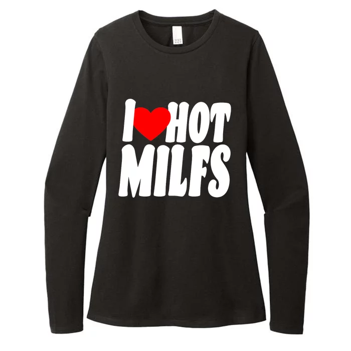 I Heart Hot Miffs Womens CVC Long Sleeve Shirt