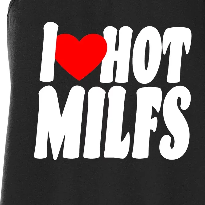 I Heart Hot Miffs Women's Racerback Tank