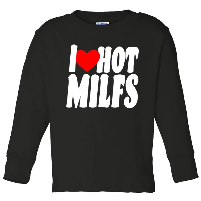 I Heart Hot Miffs Toddler Long Sleeve Shirt