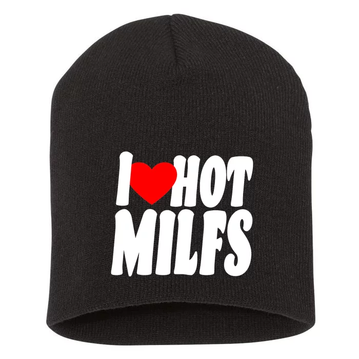 I Heart Hot Miffs Short Acrylic Beanie