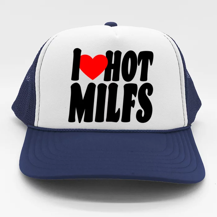 I Heart Hot Miffs Trucker Hat