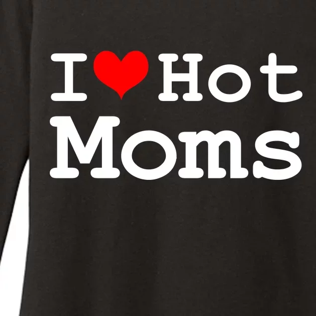 I Heart Hot Moms Womens CVC Long Sleeve Shirt