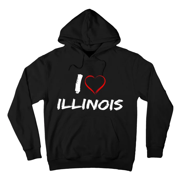 I Heart Illinois Hoodie