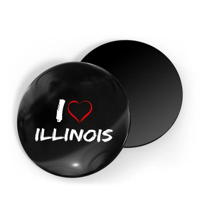 I Heart Illinois Magnet