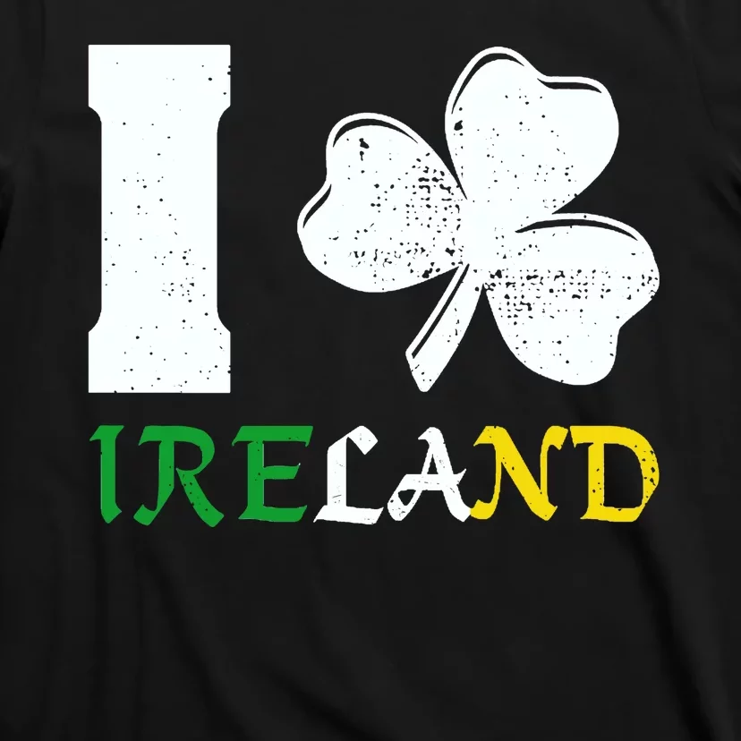 I Heart Ireland Irish Clover T-Shirt