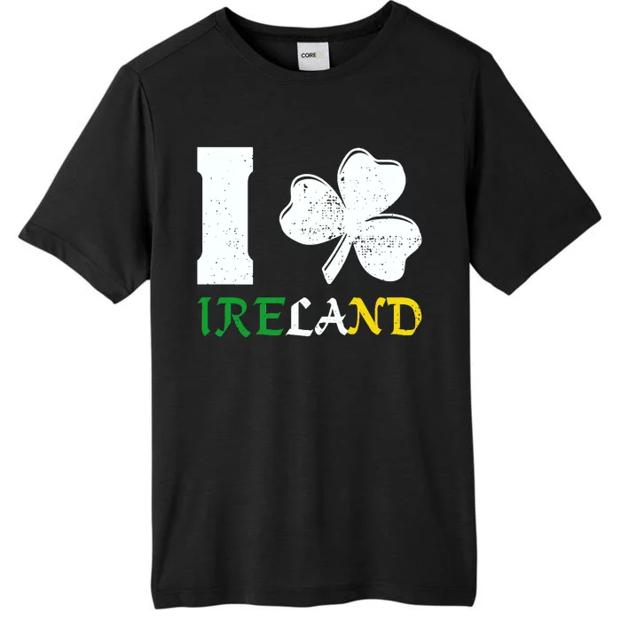 I Heart Ireland Irish Clover ChromaSoft Performance T-Shirt