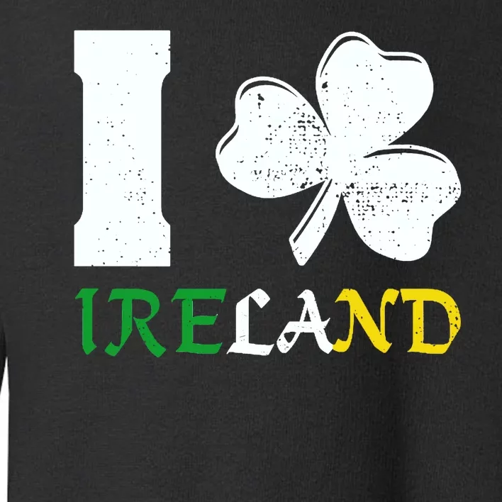 I Heart Ireland Irish Clover Toddler Sweatshirt