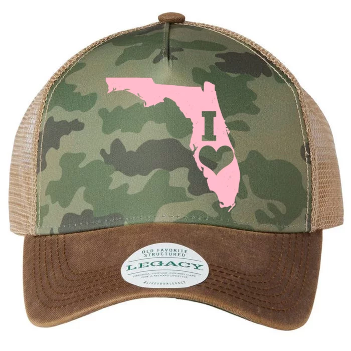 I Heart Love Florida State Legacy Tie Dye Trucker Hat