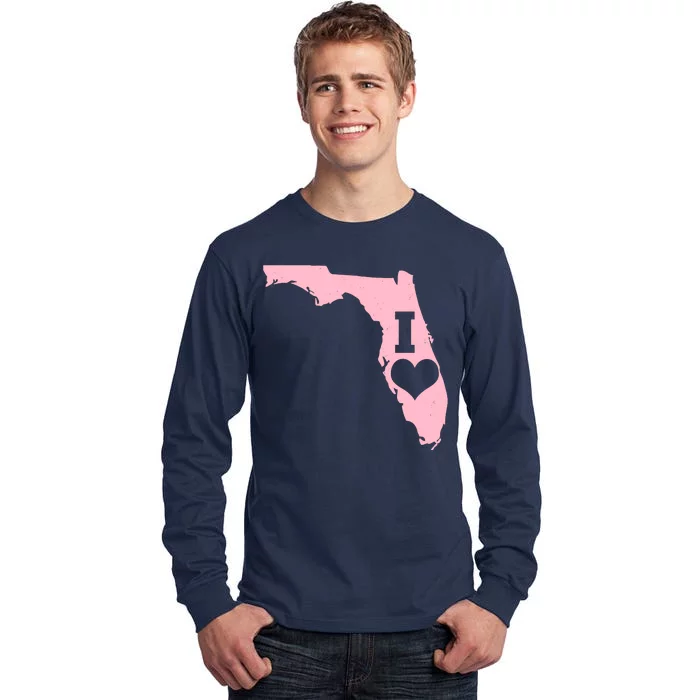 I Heart Love Florida State Tall Long Sleeve T-Shirt