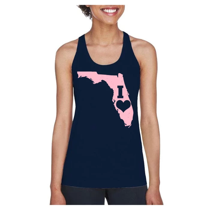 I Heart Love Florida State Women's Racerback Tank