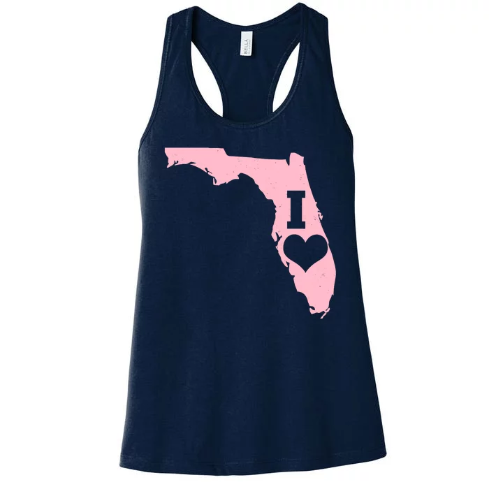 I Heart Love Florida State Women's Racerback Tank