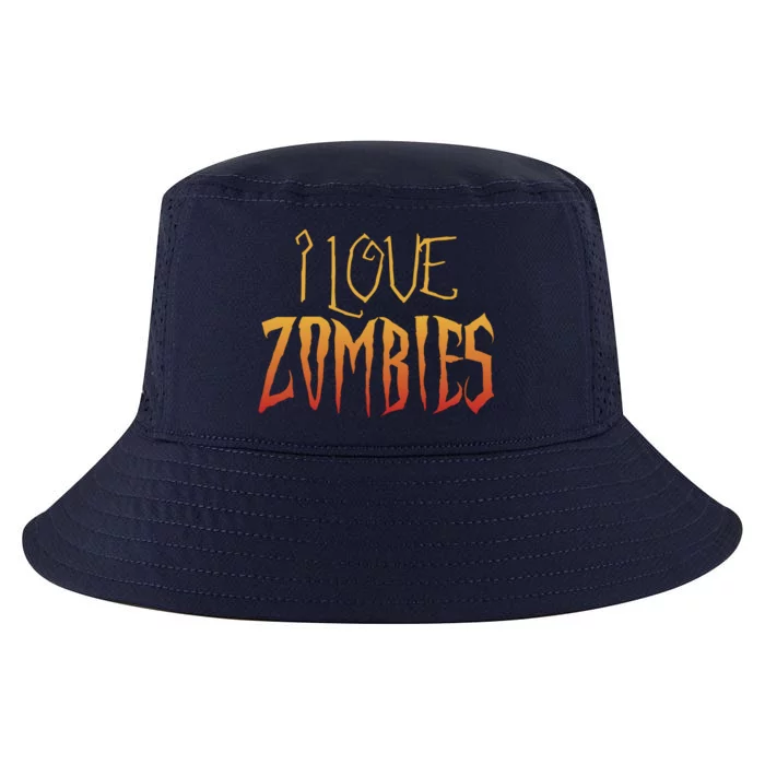 I Heart love Zombies Cool Comfort Performance Bucket Hat