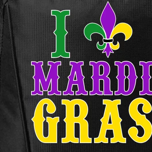 I Heart Mardi Gras City Backpack