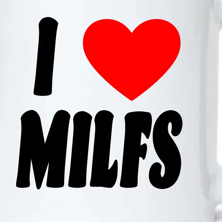 I Heart Milfs Black Color Changing Mug