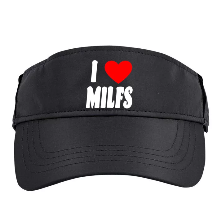 I Heart Milfs Adult Drive Performance Visor