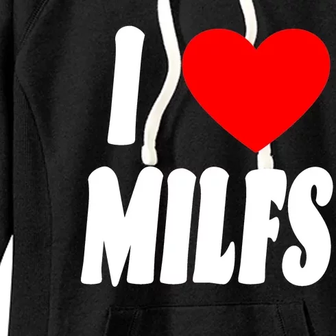 I Heart Milfs Women's Fleece Hoodie