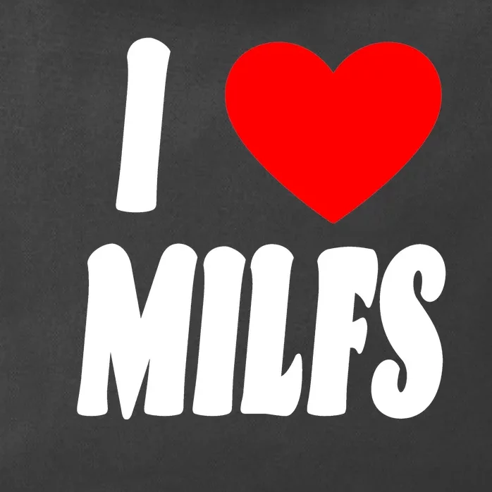 I Heart Milfs Zip Tote Bag