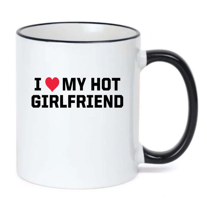 I Heart My Hot Girlfriend Fenny Couples Black Color Changing Mug