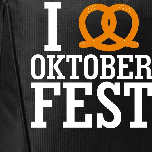 I Heart Oktoberfest Pretzel City Backpack