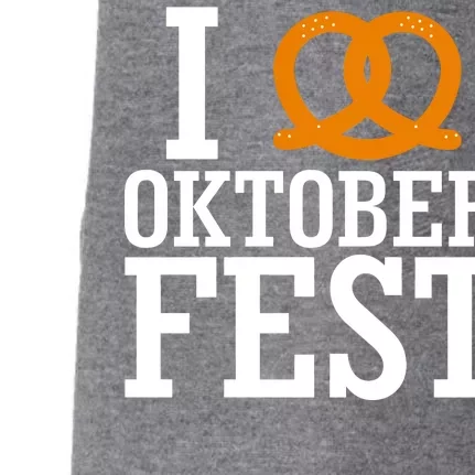 I Heart Oktoberfest Pretzel Doggie 3-End Fleece Hoodie