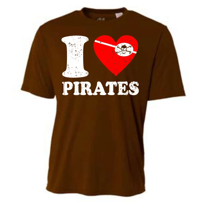 I Heart Pirates T-Shirt Cooling Performance Crew T-Shirt