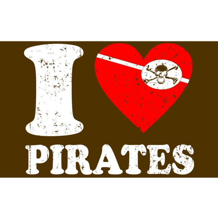 I Heart Pirates T-Shirt Bumper Sticker