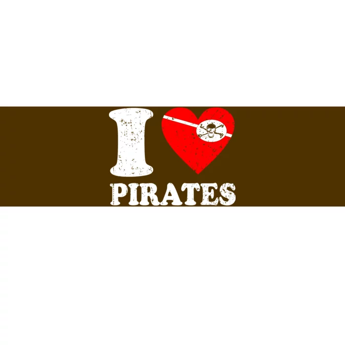 I Heart Pirates T-Shirt Bumper Sticker