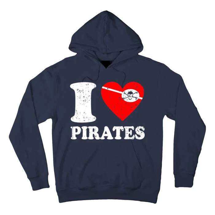 I Heart Pirates T-Shirt Tall Hoodie