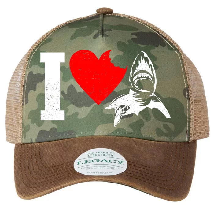 I Heart Sharks Legacy Tie Dye Trucker Hat