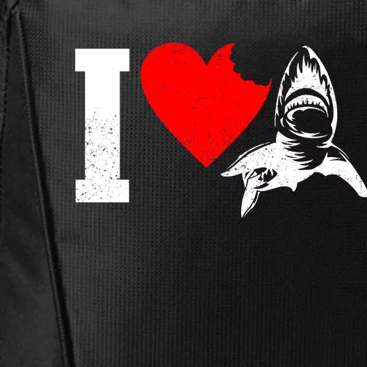 I Heart Sharks City Backpack