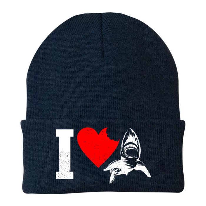 I Heart Sharks Knit Cap Winter Beanie