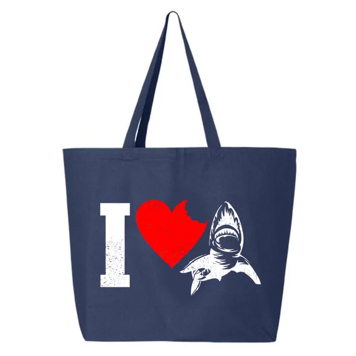 I Heart Sharks 25L Jumbo Tote