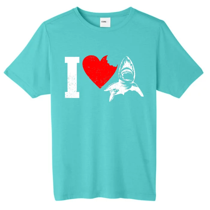 I Heart Sharks ChromaSoft Performance T-Shirt