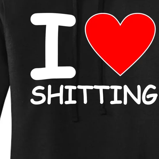 I Heart Shitting Poop Women's Pullover Hoodie