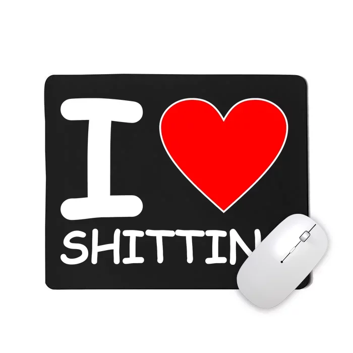 I Heart Shitting Poop Mousepad