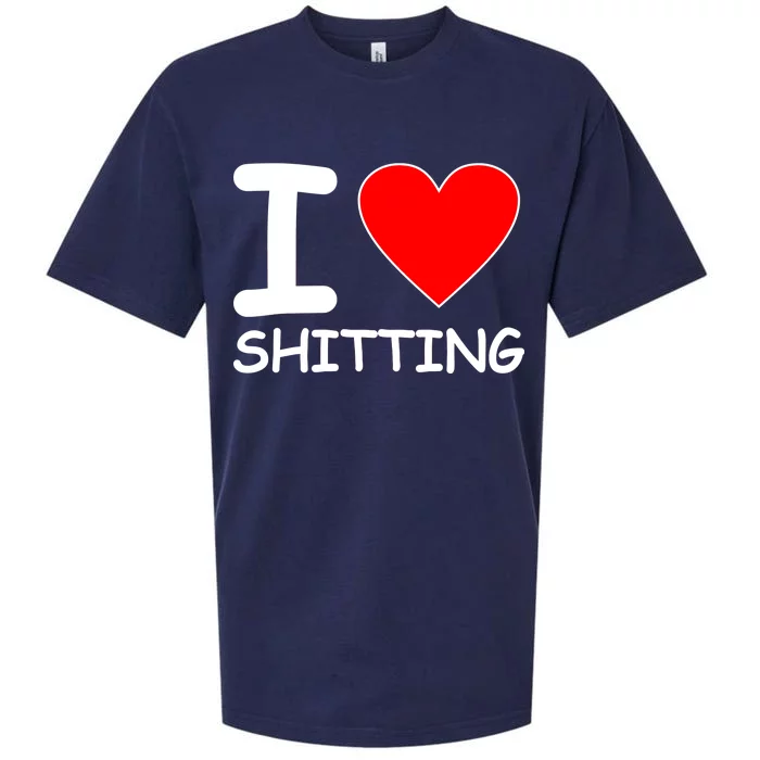 I Heart Shitting Poop Sueded Cloud Jersey T-Shirt