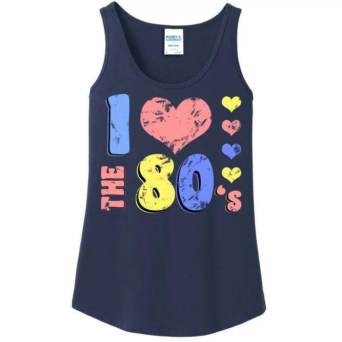 I Heart The 80's Ladies Essential Tank