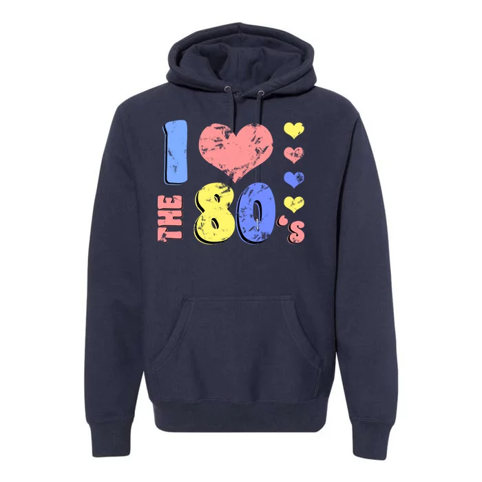 I Heart The 80's Premium Hoodie