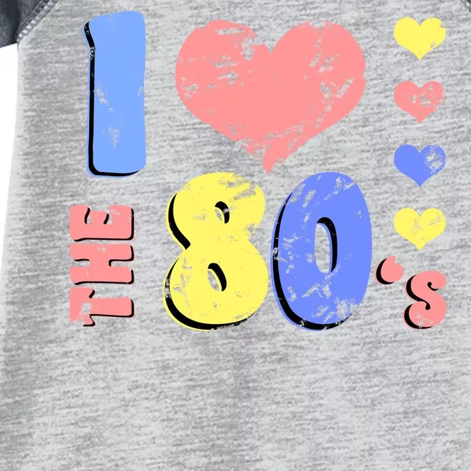 I Heart The 80's Infant Baby Jersey Bodysuit