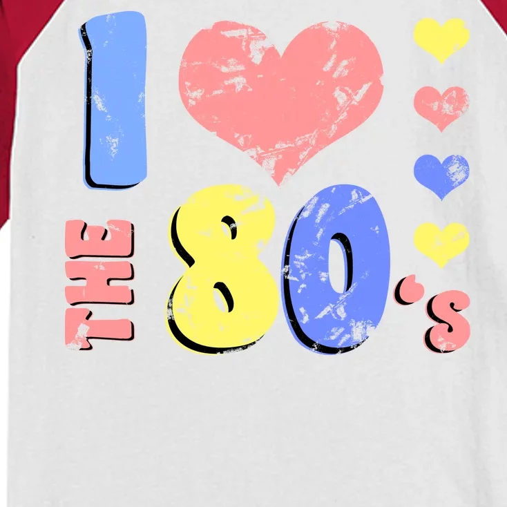 I Heart The 80's Kids Colorblock Raglan Jersey