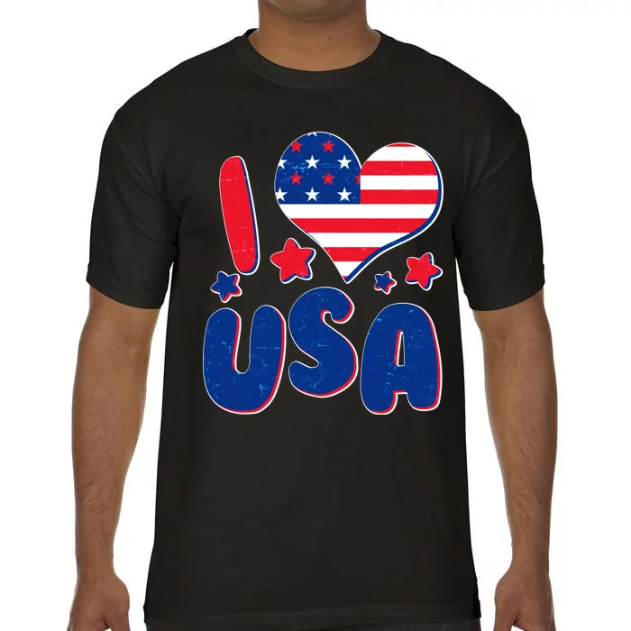 I Heart USA Comfort Colors T-Shirt