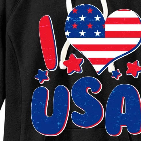 I Heart USA Women's Fleece Hoodie