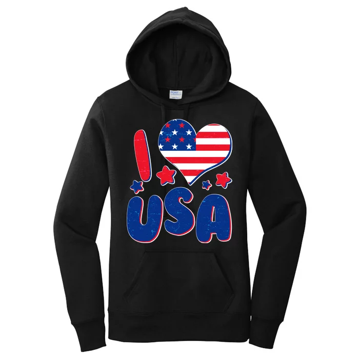 I Heart USA Women's Pullover Hoodie