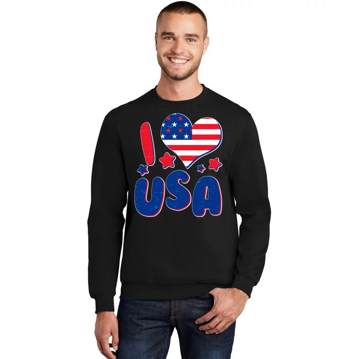 I Heart USA Tall Sweatshirt